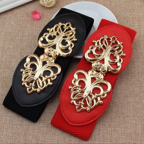 Elastic one size fashion waist belt - Picture 2 of 2